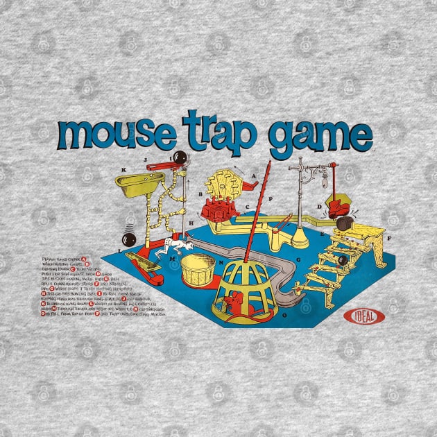 Mouse Trap Game - Vintage Style by offsetvinylfilm